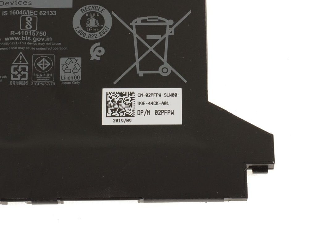 Origineel 3500mAh 42Wh Accu Batterij Dell Latitude 5300 2-in-1 P96G001