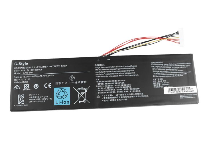 Origineel Accu Batterij Gigabyte Aero 14 6200mAh 94.24Wh - Klik op de afbeelding om het venster te sluiten