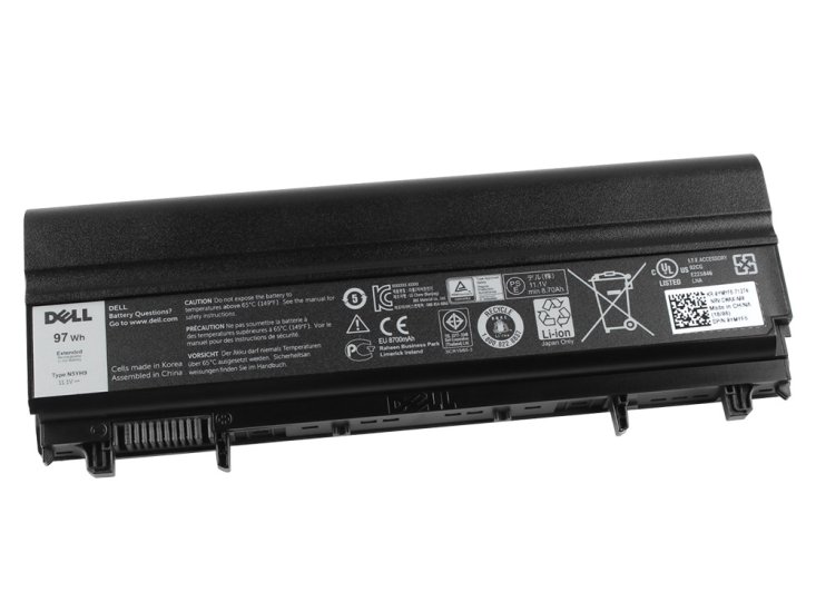 Origineel 11.1V 8700mAh/97Wh/9 Cellen Dell 9TJ2J N5YH9 VJXMC Batterij - Klik op de afbeelding om het venster te sluiten