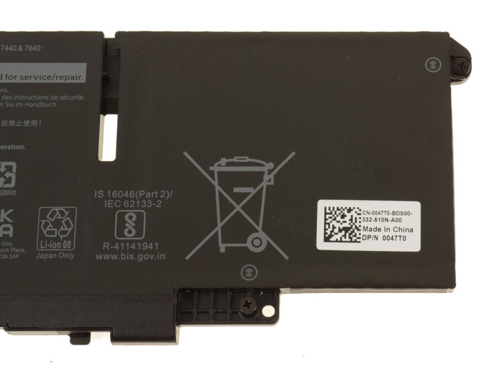 Origineel 57Wh 4878mAh Dell 66DWX 066DWX Accu Batterij