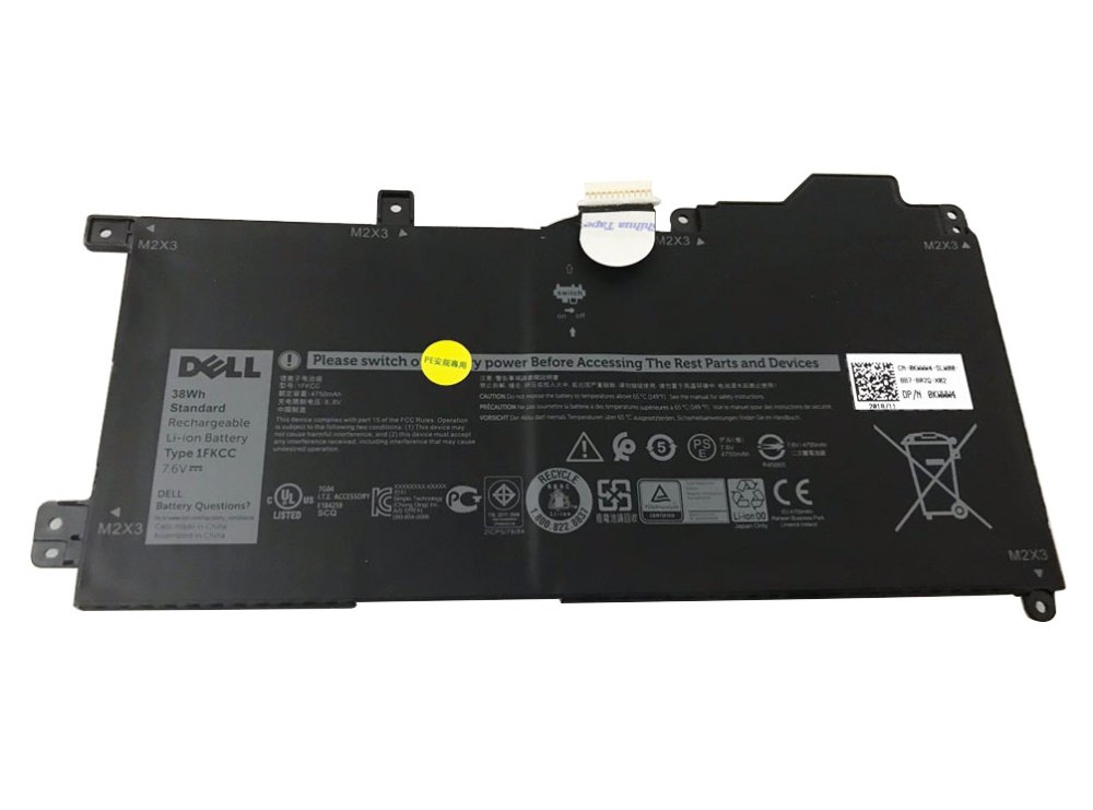 Origineel 4750mAh 38Wh Accu Batterij Dell Latitude 7200 2-in-1 T04J001