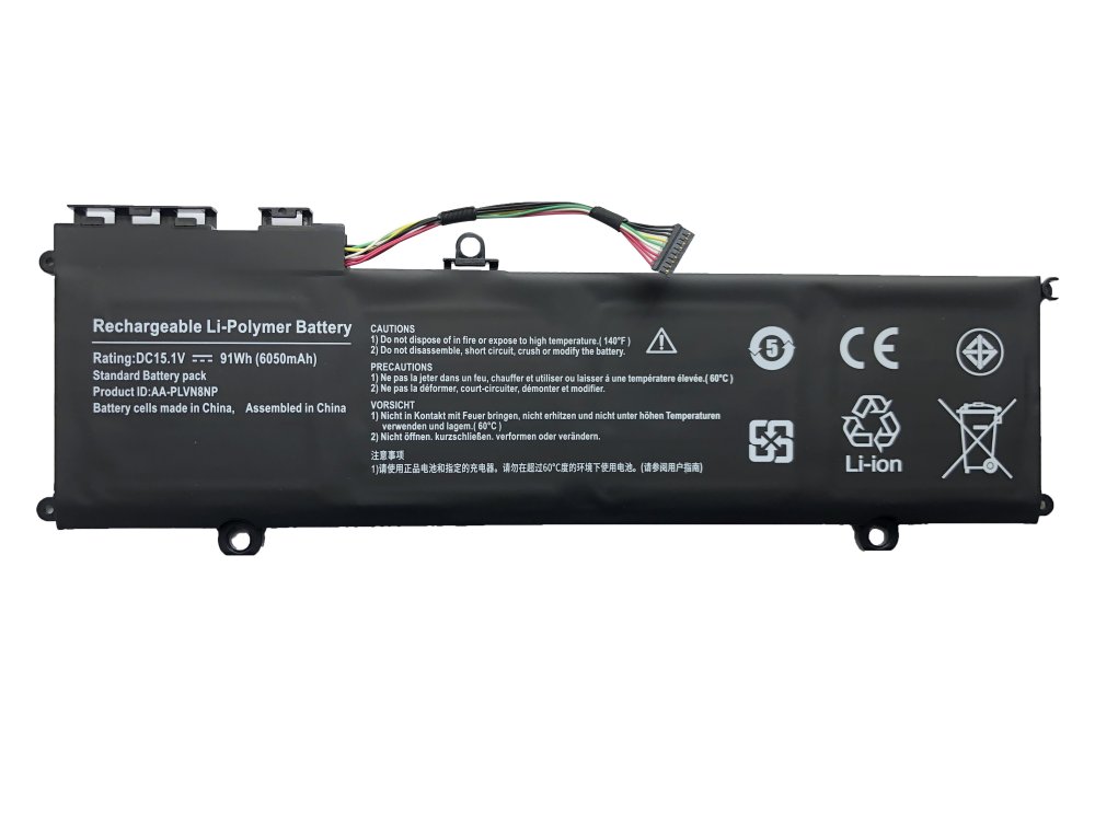 91Wh 6050mAh Samsung NP880Z5E-X01PL Accu Batterij