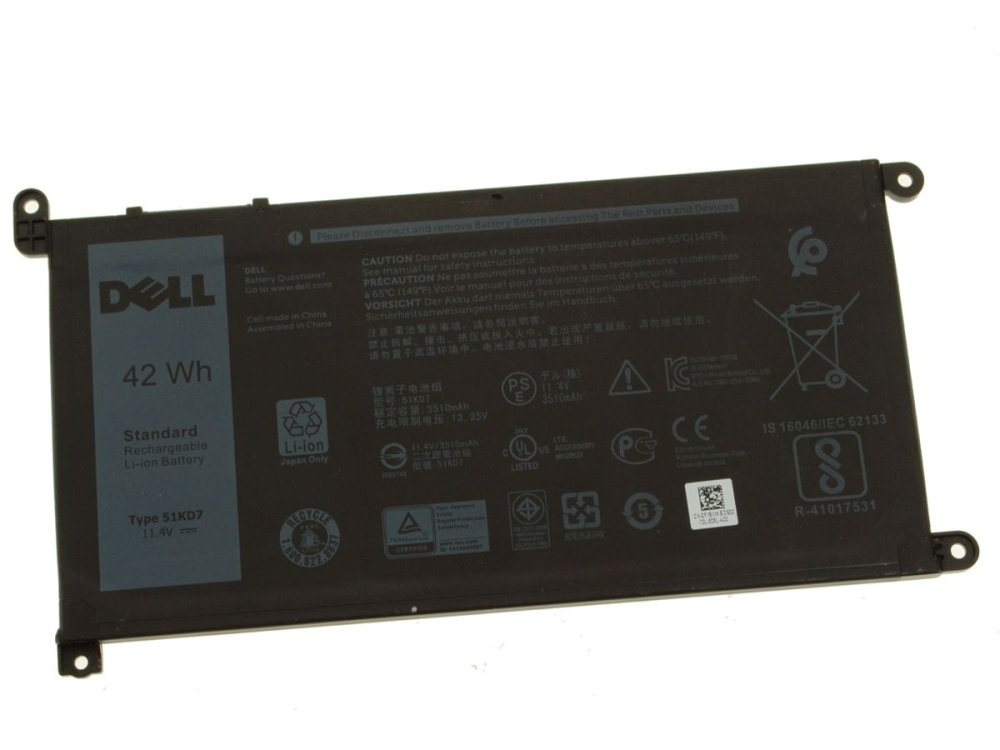 Origineel 42Wh Accu Batterij Dell Inspiron Chromebook 11 3181 2-in-1