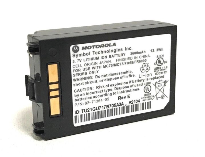 3.7V 3600mAh 13.3Wh Motorola 82-71364-03 82-71364-05 Batterij - Klik op de afbeelding om het venster te sluiten