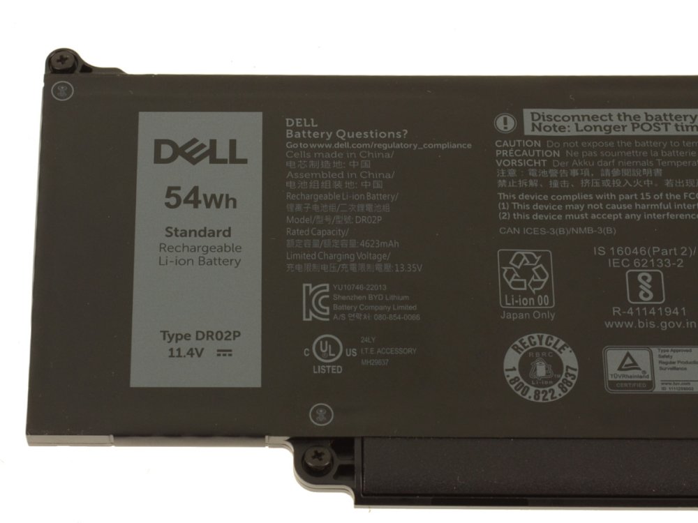 Origineel 54Wh 4623mAh Dell Latitude 3450 P169G P169G002 Accu Batterij