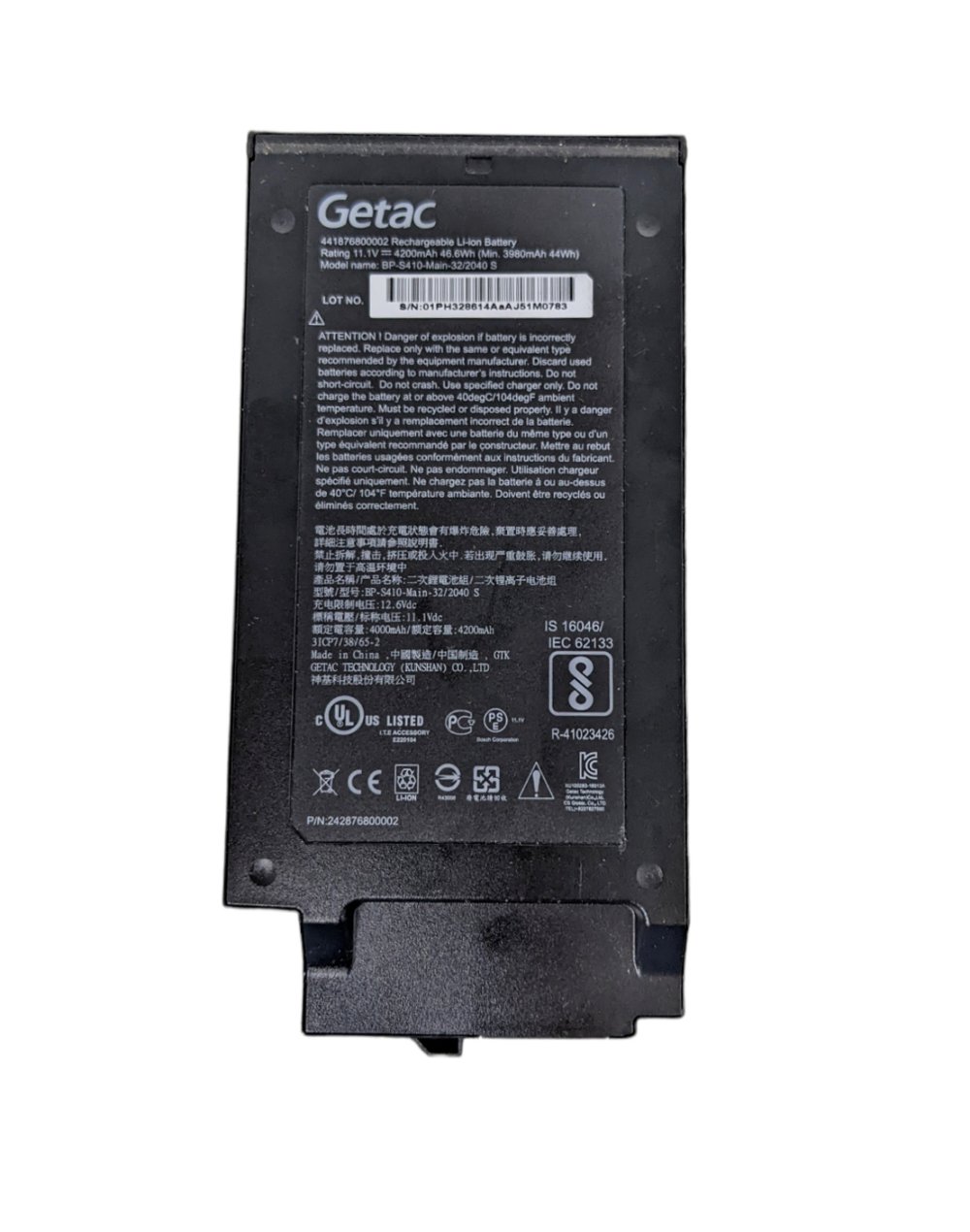 Accu Batterij Getac 441876800003 4200mAh 46.6Wh