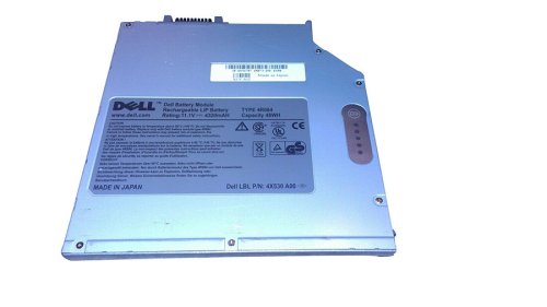 Origineel 4320mAh 48Wh Media Bay Accu Batterij Dell Latitude D600 D610 D620