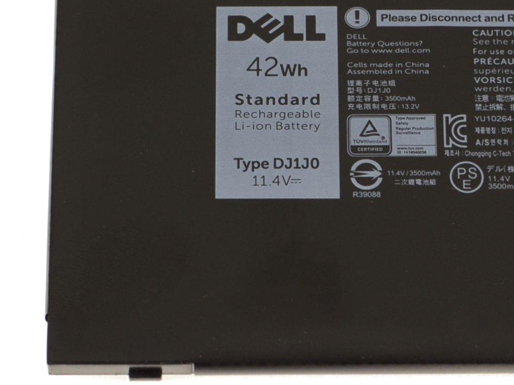 Origineel 3600mAh 42Wh Accu Batterij Dell Latitude 7480 P73G001