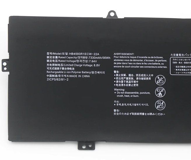 56Wh 7330mAh Huawei MateBook 14 KelvinL-WFH9B Accu Batterij - Klik op de afbeelding om het venster te sluiten