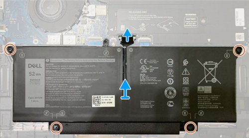 Origineel 6500mAh 52Wh Accu Batterij Dell 7CXN6 HRGYV JHT2H