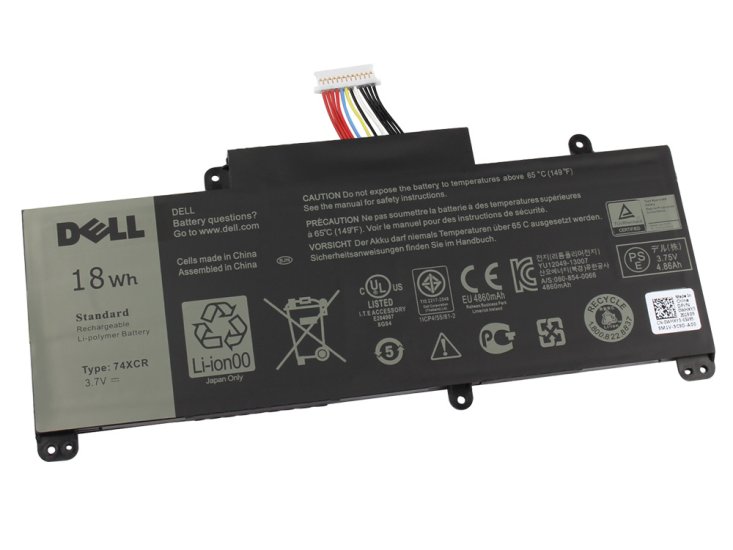 Origineel 3.7V 18Wh Dell VXGP6 X1M2Y Accu Batterij - Klik op de afbeelding om het venster te sluiten