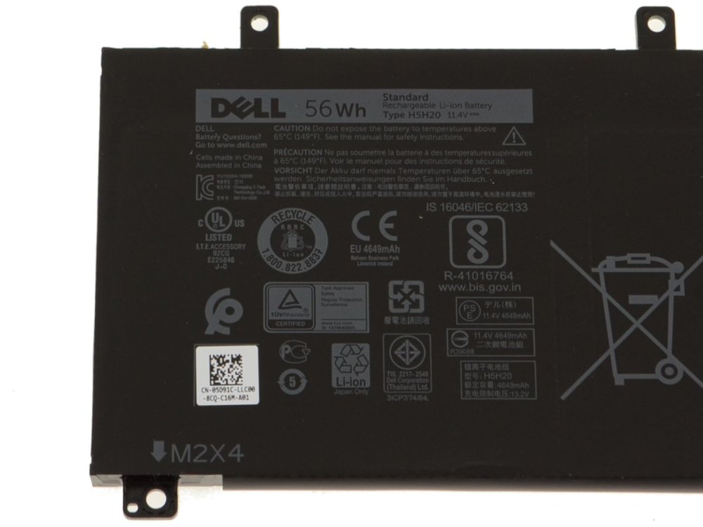 Origineel 56Wh Accu Batterij Dell Vostro 7590 P83F P83F001