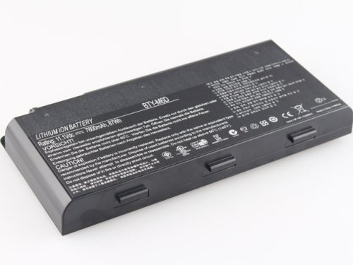 7800mAh 9 Cellen MSI GT780DXR Accu Batterij