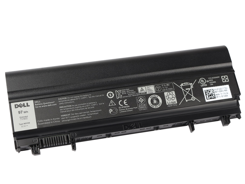 97Wh 9 Cellen Dell Latitude E5440 Accu Batterij