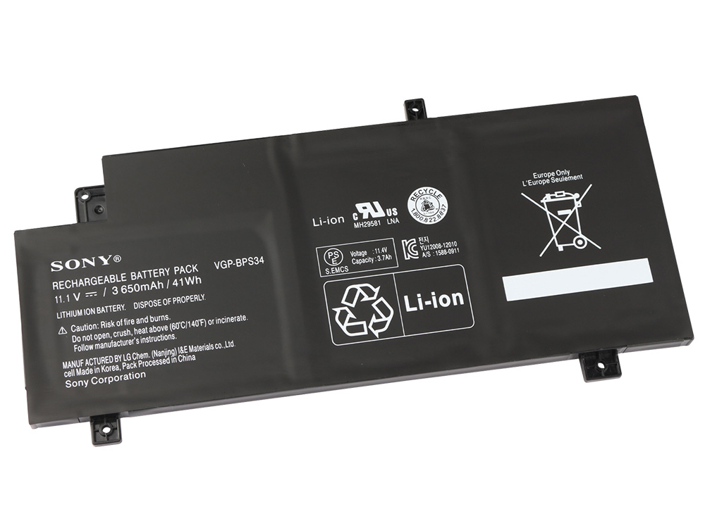 3650mAh voor Sony Vaio SVF15A1Z2RB SVF15A1Z2RS Accu Batterij