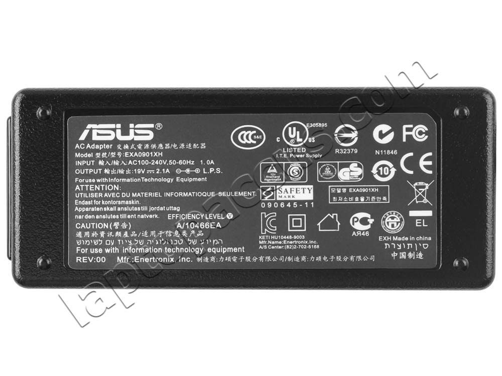 40W Asus Eee Box EB1012P EB1012U Adapter Oplader + Gratis Netsnoer