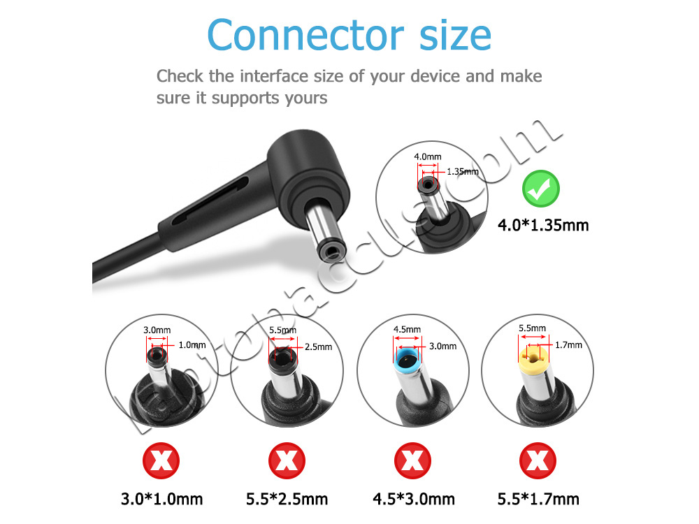 45W Asus BX303LB Adapter Voeding Oplader + Gratis Netsnoer