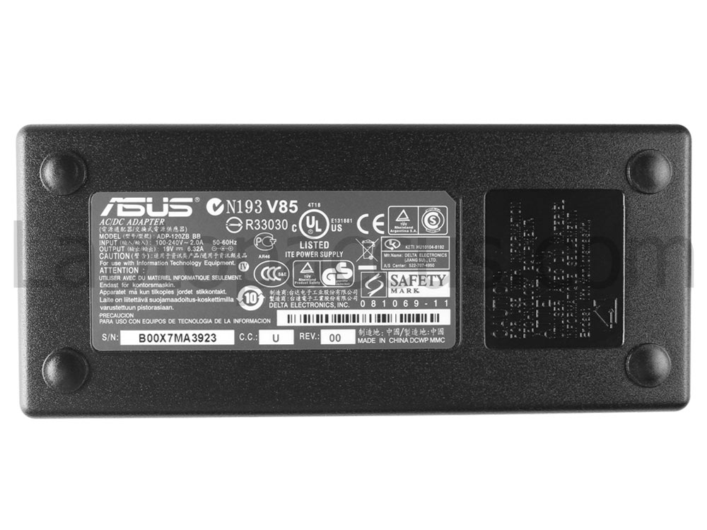 120W Asus 0A001-00060100 0A001-00060200 Adapter Oplader + Gratis Netsnoer