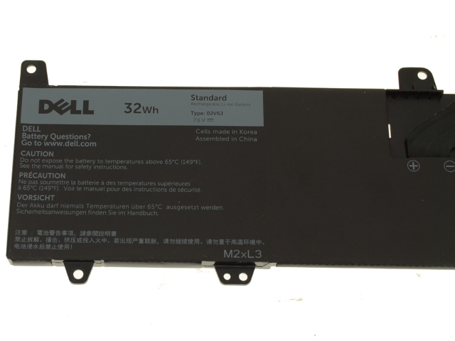 Origineel 32Wh 4 Cellen Dell Inspiron 11 3168 Accu Batterij