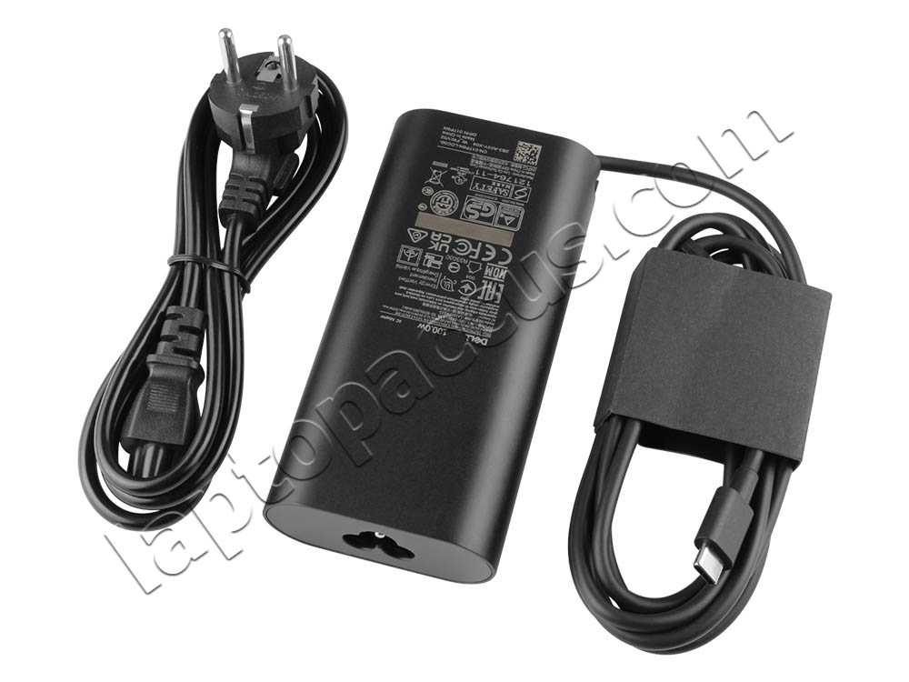 Origineel 100W USB-C Dell Inspiron 16 7640 AC Adapter Voeding Oplader + Kabel