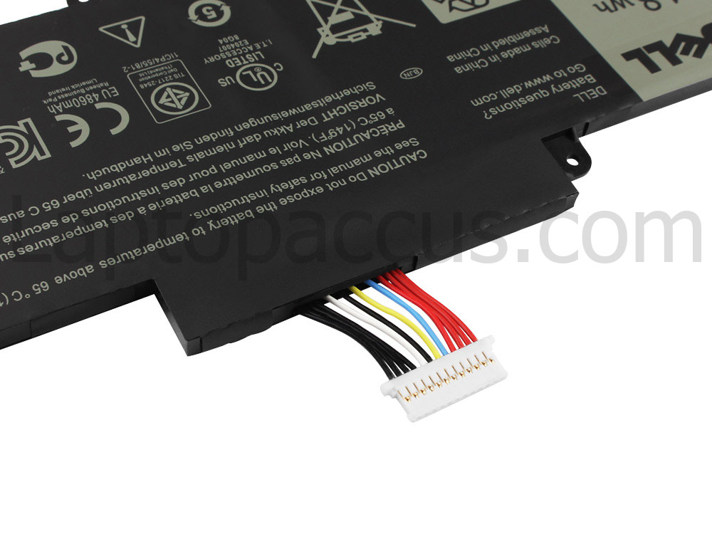 Origineel 3.7V 18Wh Dell 074XCR 74XCR Accu Batterij