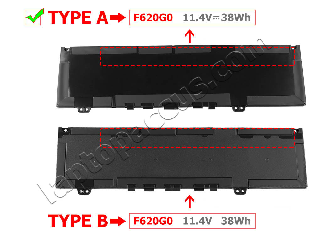 Origineel 3166mAh 38Wh Accu Batterij Dell Inspiron 13 7386 P91G001