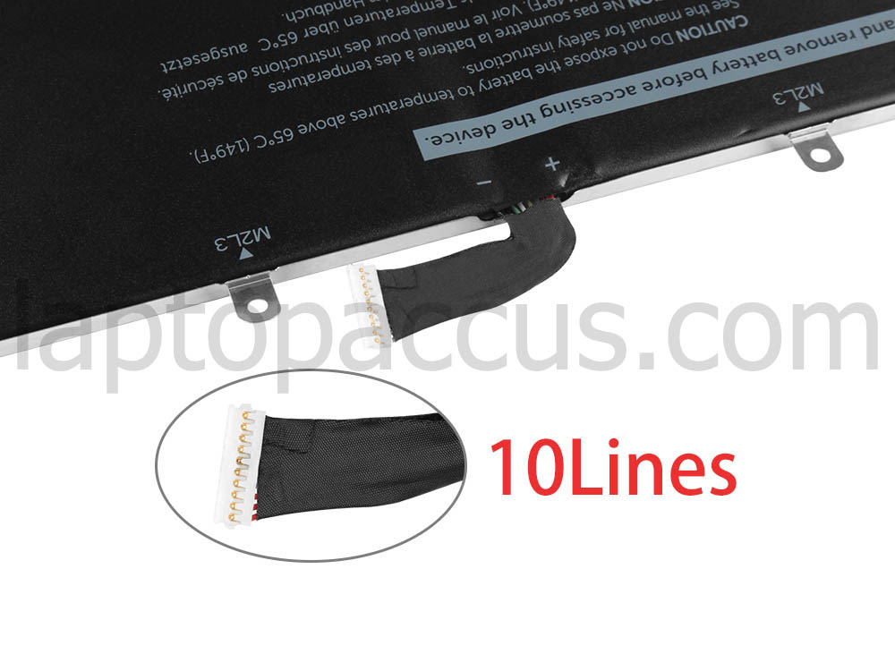 Origineel 32Wh Accu Batterij Dell Venue 10 Pro 5056 10Pin