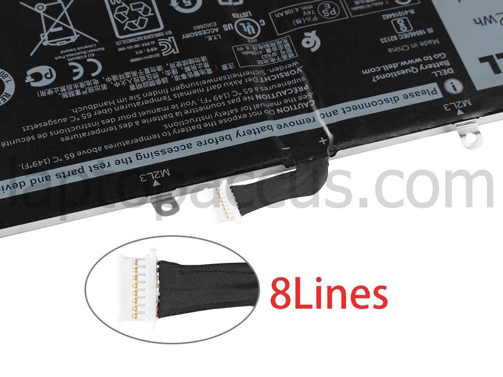 Origineel 32Wh Accu Batterij Dell GFKG3 0GFKG3 WH96V VN25R