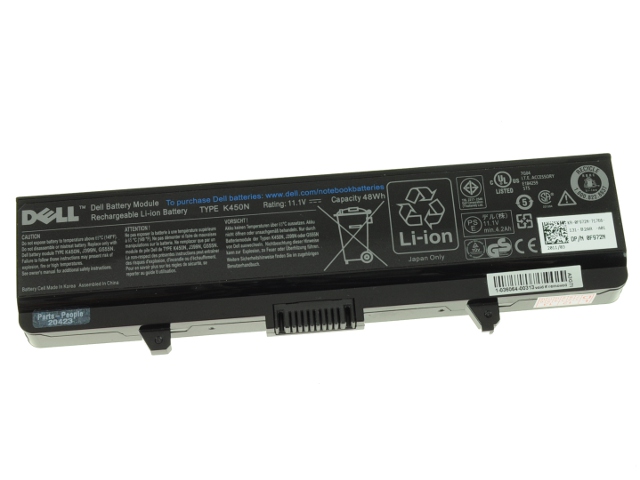 Origineel 4400mAh 48Wh Accu Batterij Dell Inspiron 1750 - Klik op de afbeelding om het venster te sluiten