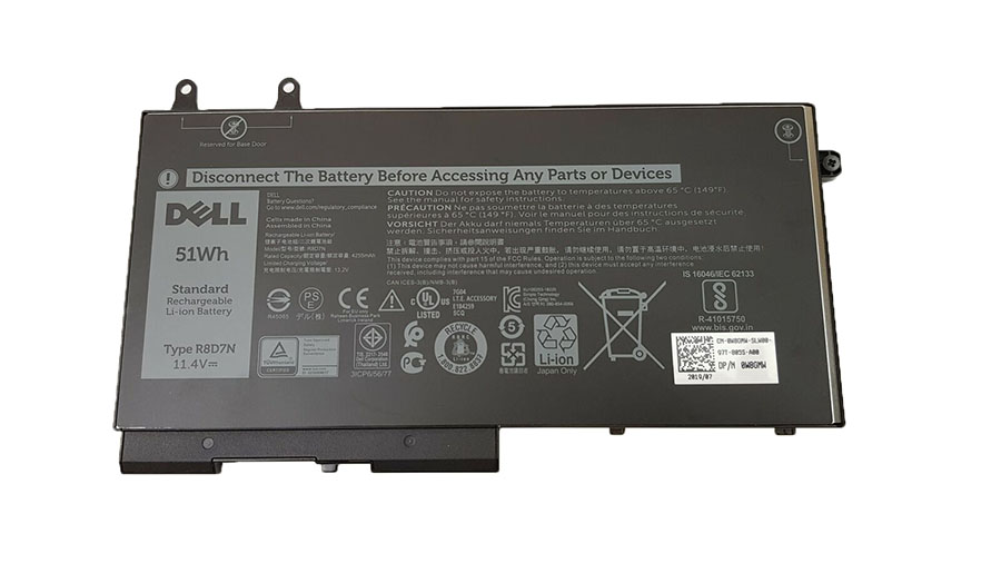 Origineel 4255mAh 51Wh Accu Batterij Dell R8D7N