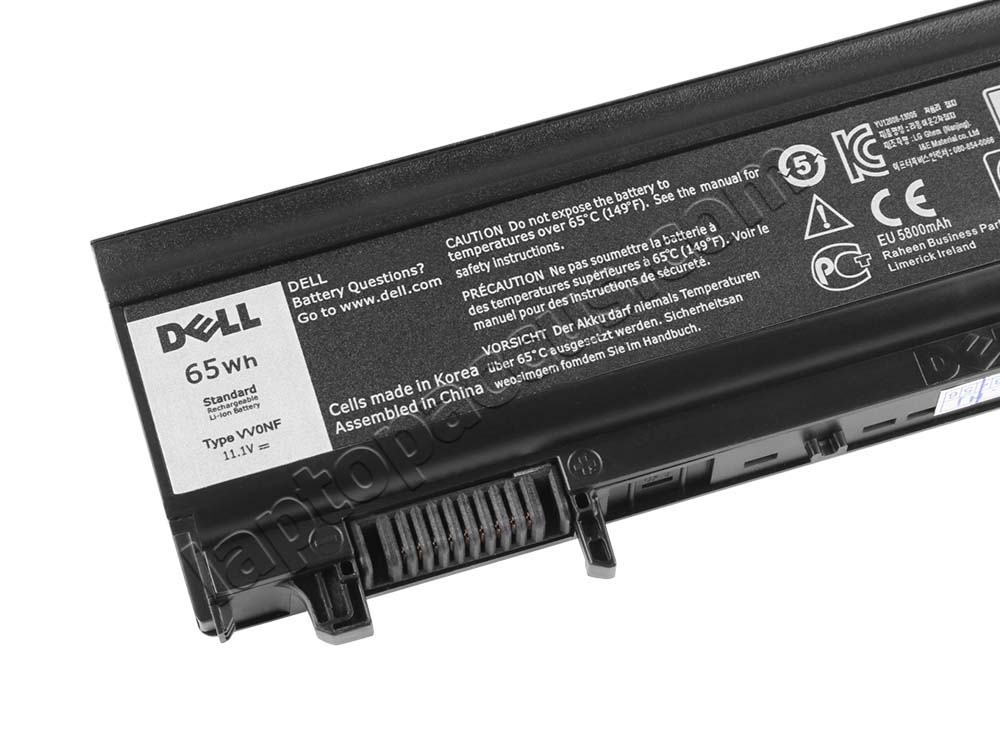 Origineel 11.1V 5800mAh/65Wh/6 Cellen Dell 9TJ2J N5YH9 VJXMC Batterij