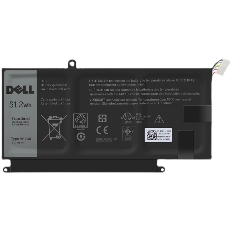 Origineel 51.2Wh Accu Batterij Dell Vostro 5470 5470D-1728