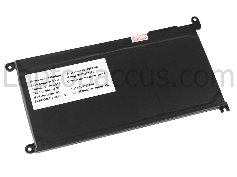 Origineel 3500mAh 42Wh Accu Batterij Dell Inspiron 3590