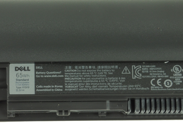 Origineel 65Wh Accu Batterij Dell NKDWV TRJDK