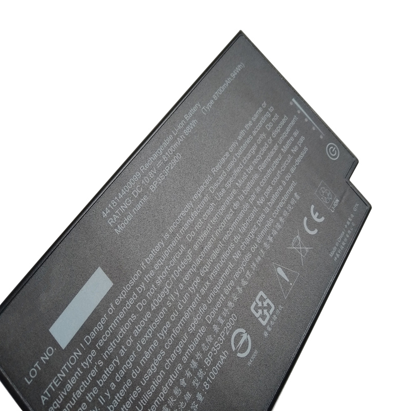 8100mAh 88Wh Media Bay Accu Batterij Getac B300 B300X v200