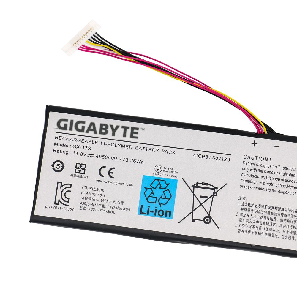 Origineel Accu Batterij Gigabyte Aorus X3 Plus v3 4950mAh 73.26Wh