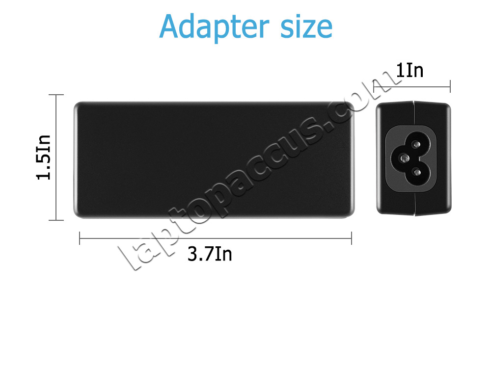 45W HP Split 13-m115sg x2 PC Adapter Oplader + Gratis Netsnoer