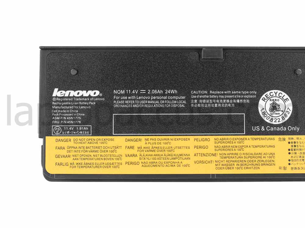 24Whr Lenovo Thinkpad T450s Accu Batterij