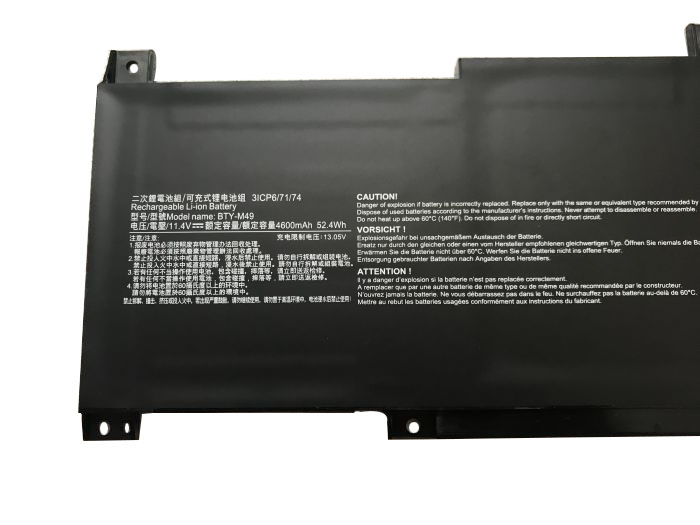 Accu Batterij MSI Prestige 14 Evo A12M-049ES 4600mAh 52.4Wh