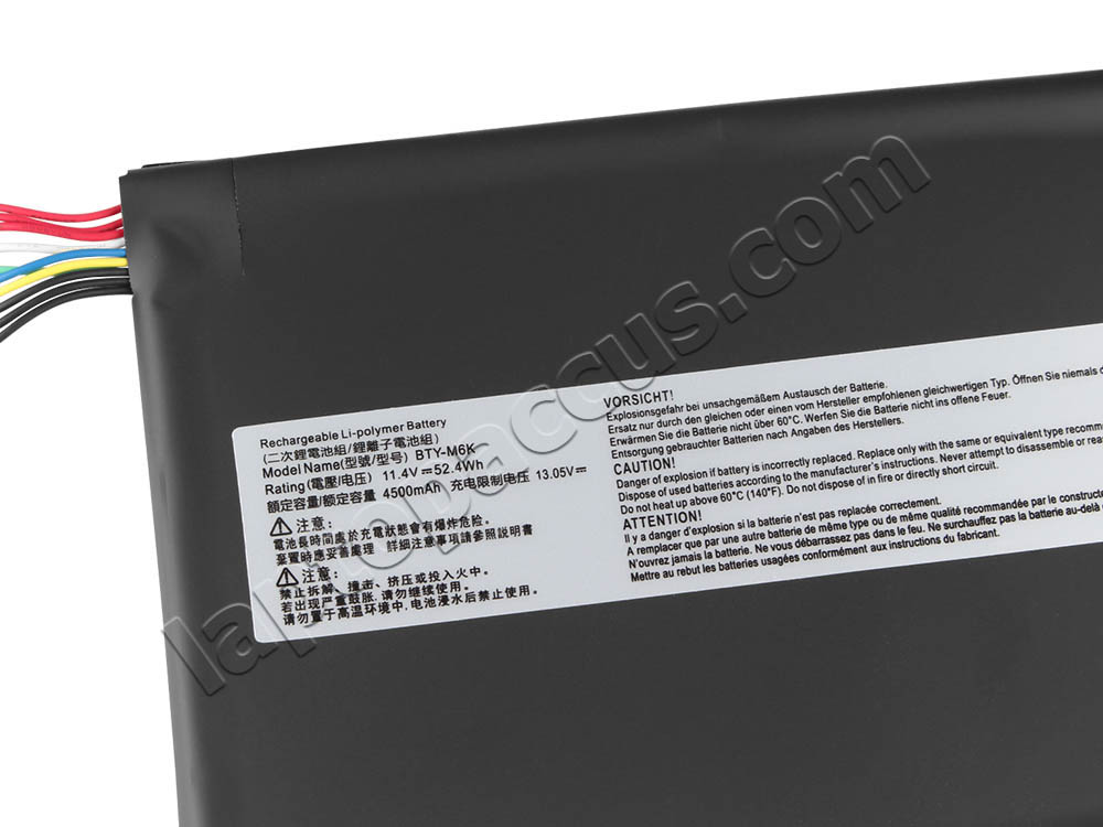 Accu Batterij MSI GF75 Thin 10SCSR-448 4600mAh 52.4Wh