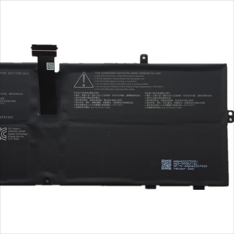 Origineel Accu Batterij Microsoft DYNZ02 916TA135H 5235mAh 39.7Wh