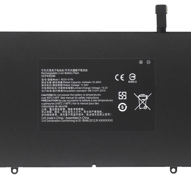 Origineel 53.6Wh 4640mAh Razer Blade Stealth RZ09-01963E31 Accu Batterij