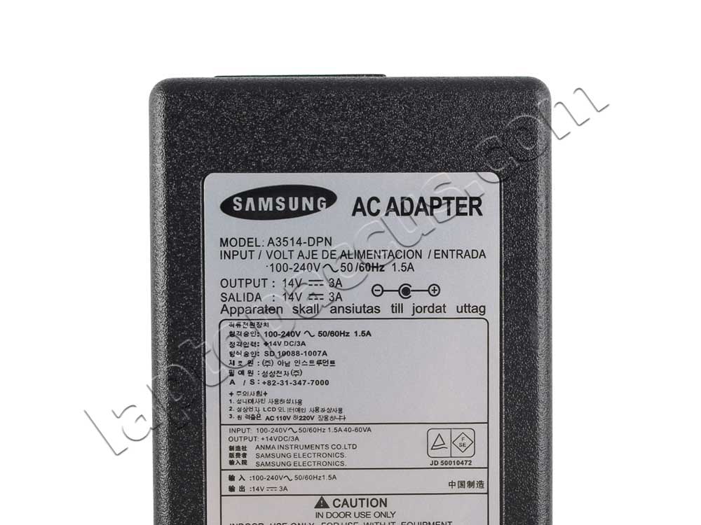 30W Oplader Samsung C27F390 Monitor Adapter Voeding