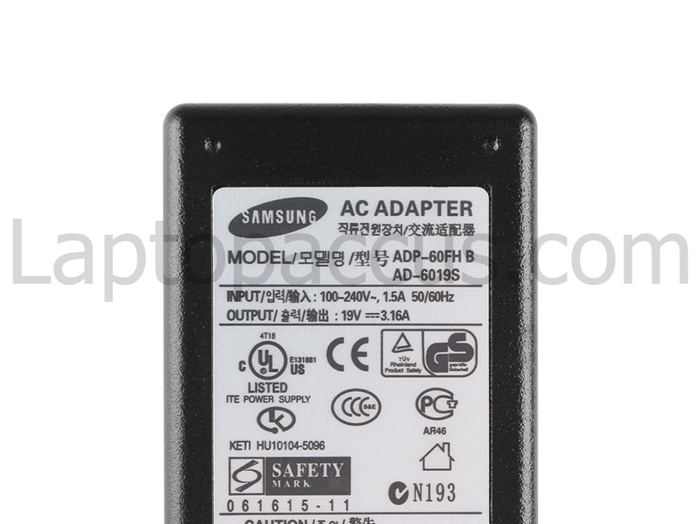 60W Delta ADP-60ZH D Adapter Voeding Oplader