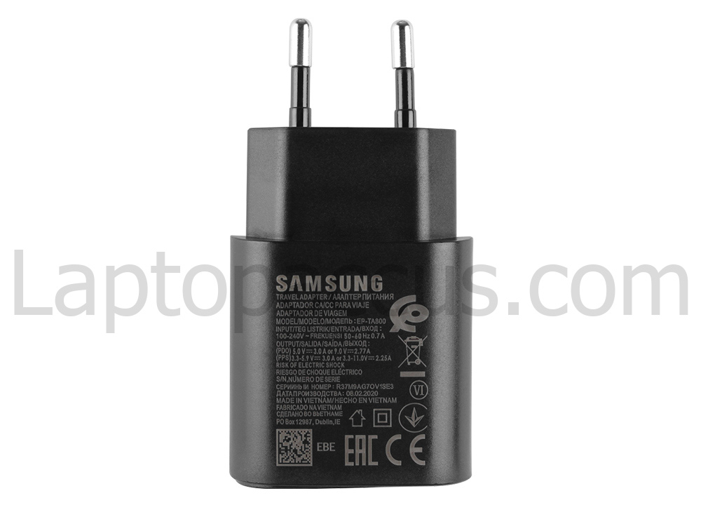 Origineel 25W USB-C Oplader Samsung Galaxy A33 5G Adapter Voeding