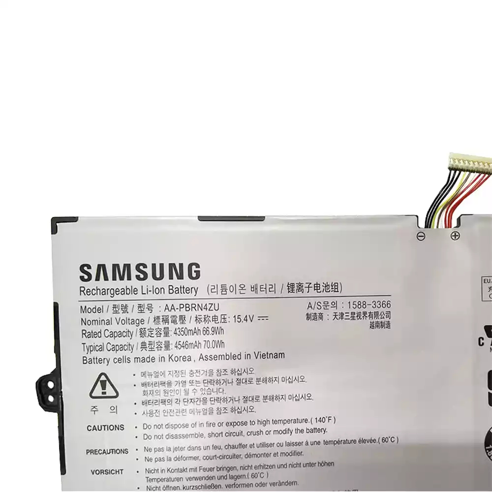 Accu Batterij Samsung AA-PBRN4ZU 4ICP5/52/109 4350mAh 66.9Wh