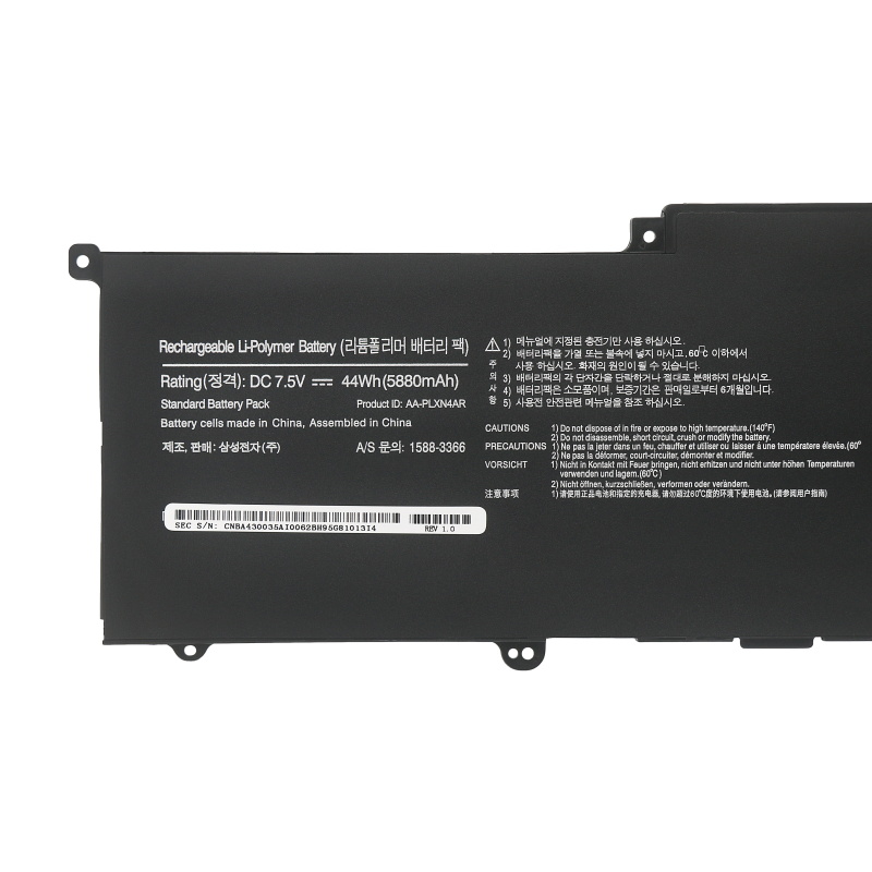 44Whr 5880mAh Samsung NP900X3C-A03AU Accu Batterij