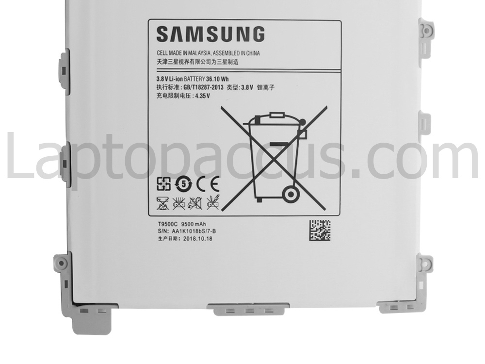 9500mAh Samsung T9500C T9500E Accu Batterij