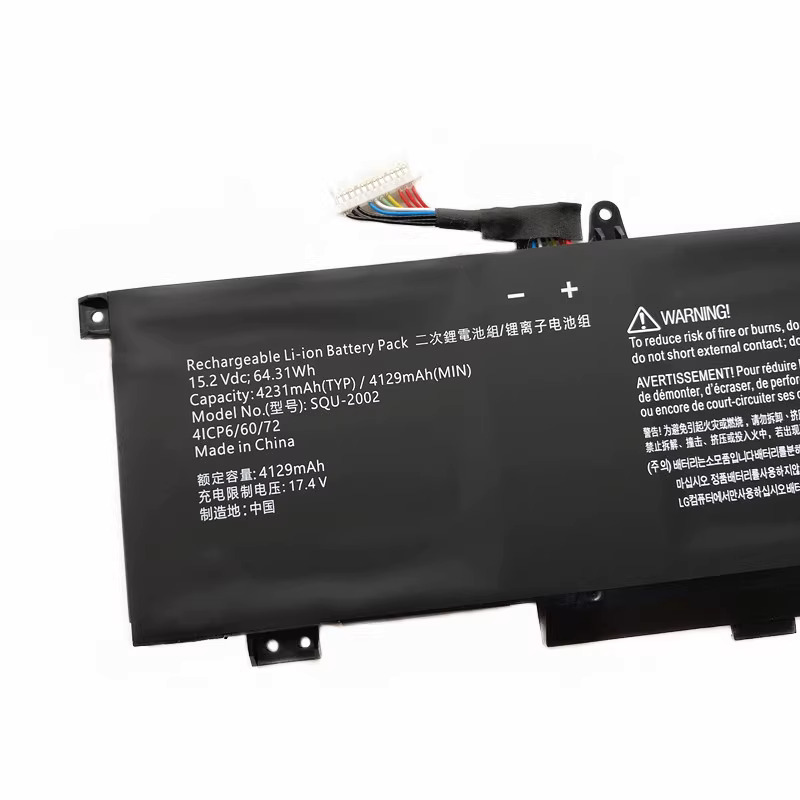 Accu Batterij Thunderobot 916QA139H 4231mAh 64.31Wh