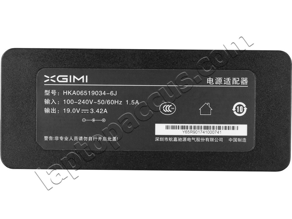 Origineel 65W XGIMI Z6 Polar XH05L DLP Projector AC Adapter Voeding Oplader + Kabel